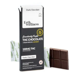 Erth Wellness Delta 9 THC Live Resin Chocolate Bar