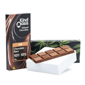 Kind Oasis Delta 9 THC and CBD Milk Chocolate Bar