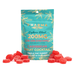 PharmaTHC Euphoria Blend Gummies Caribbean Fruit Cocktail