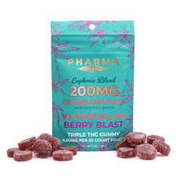 PharmaTHC Euphoria Blend Gummies Watermelon