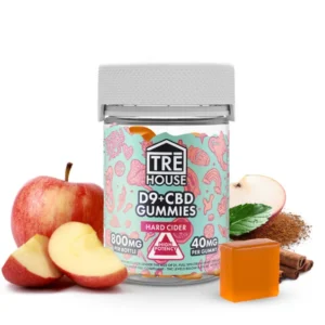 Hard cider THC gummies